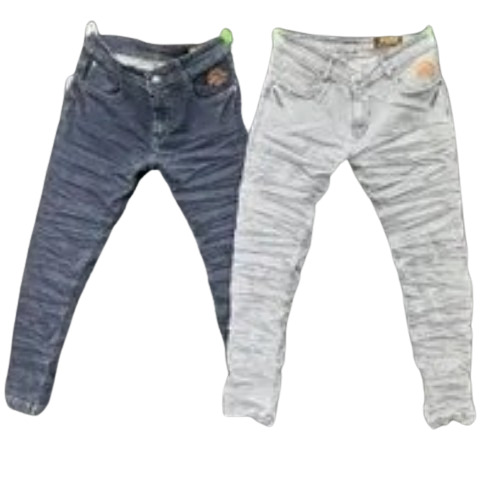 Mens Stretchable Plain Lycra Jeans 