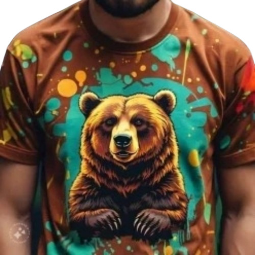 Polyester Men Printed T Shirt 