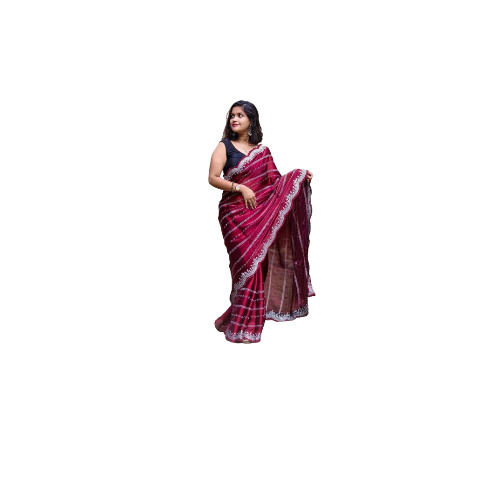 Kardana Work Saree
