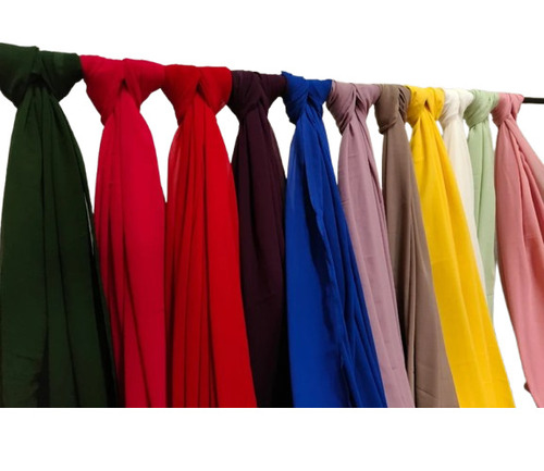 Premium Plain Georgette Fabric