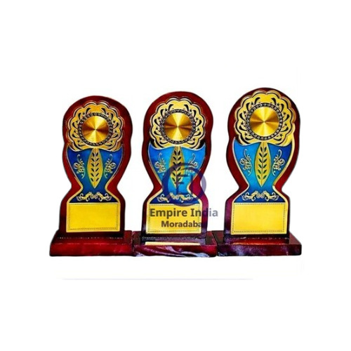 Wooden Mdf Trophy - Color: Red