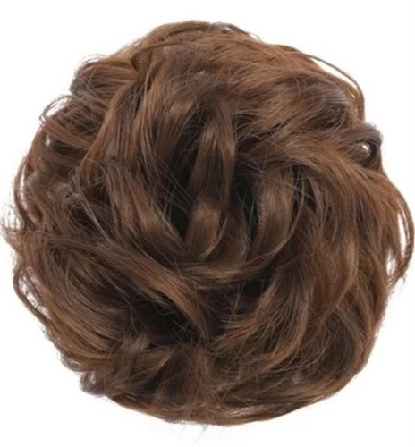 Curly Hair Clip In Buns