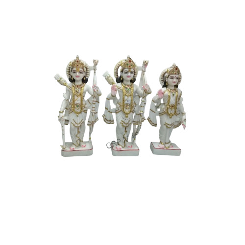 Makrana Marble Ram Darbar Murti