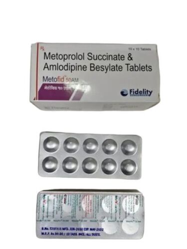 Metoprolol Succinate And Amlodipine Besylate Tablets