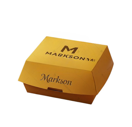 Premium Burger Boxes - Coating Type: Gloss Varnish