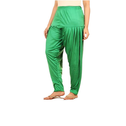 Green Cotton Patiala Salwar