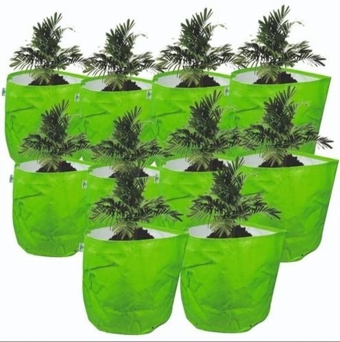 15 X 15 Green Grow Bag (Pack Of 10)