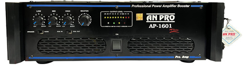 Ap-1601 Professional Power Amplifier - Color: Black