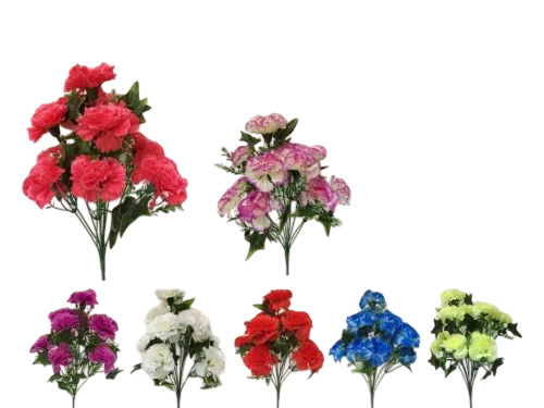 Artificial Carnation Hand Bunch Bouquet