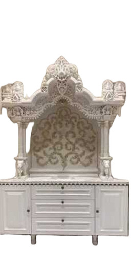 Designer Marble Home Temple - Color: White