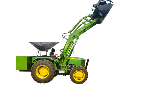 Fork Bucket Loader - Color: Green