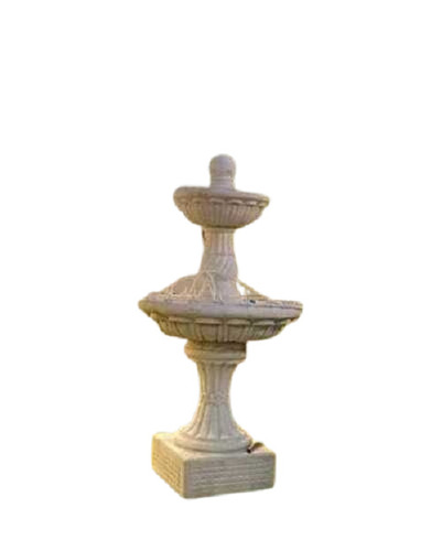 Outdoor Marble Fountain - Color: White