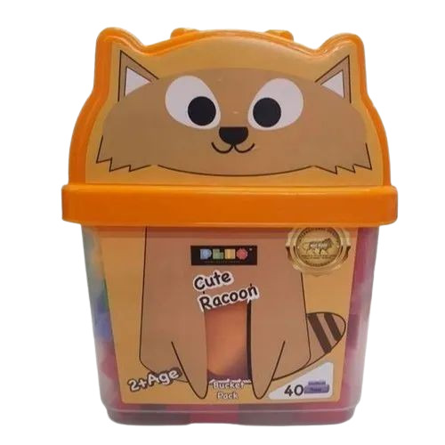 Plex Plastic Cute Racoon Blocks