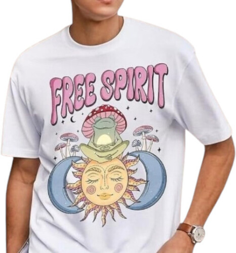 Printed Cotton Men T Shirts
