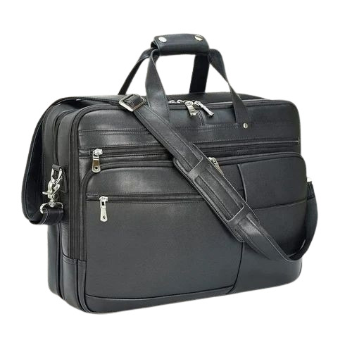 Mens Black Leather Bag