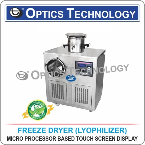 Freeze Dryer Lyophilizer (Touch Screen Model Microprocessor Based) - Capacity: 3 Ltr