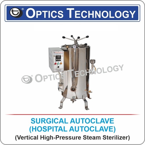 Surgical Autoclave Hospital Autoclave Vertical High-Pressure Steam Sterilizer - Dimension (L*W*H): 300 X 500Mm Millimeter (Mm)