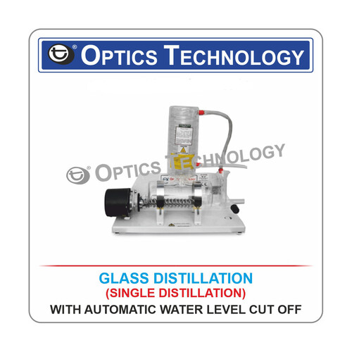 Glass Distillation (Single) - Application: Food / Pharma/ Dairy Industry