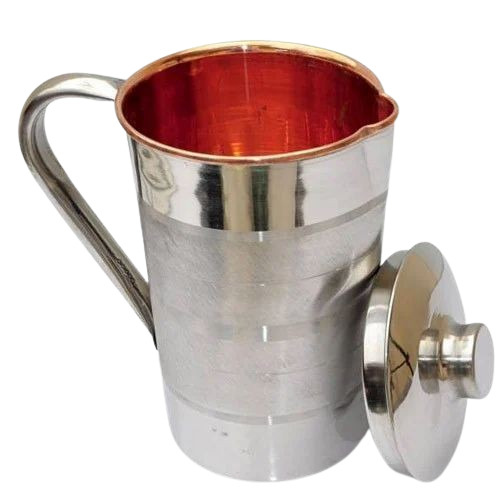 Pure Copper Ss Finished Water Jug
