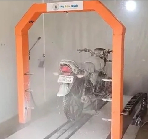 Fully Automatic Bike Washing System