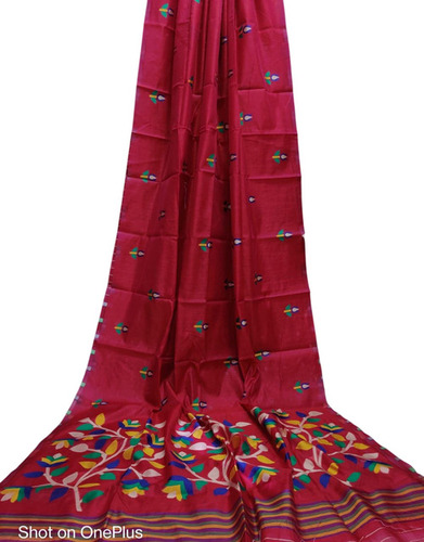 Jamdani Cotton Saree - Fabric Type: Khadi