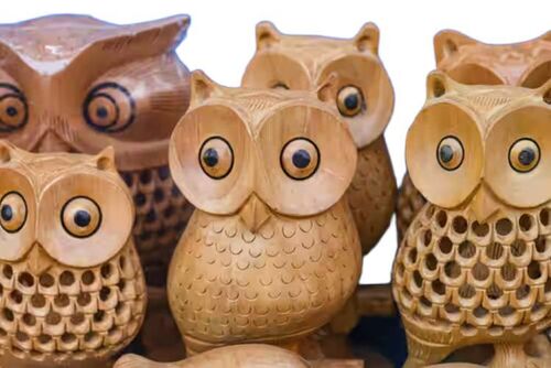 Wooden Handicrafts Owl - Application: .................................
