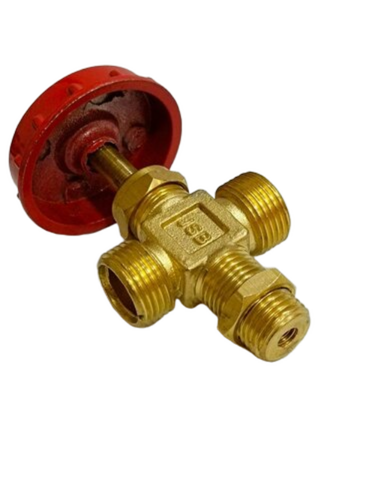 Industrial Gas Valves - Color: Gold