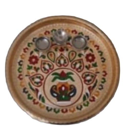 Meenakari Pvc Pooja Dish