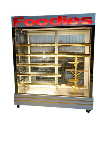 Rotating Cake Display Counter - Color: Transparent
