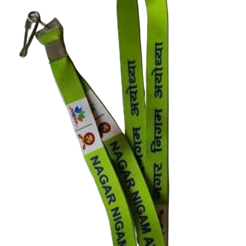 20mm Green Printed Lanyard
