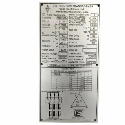 Aluminum Name Plate
