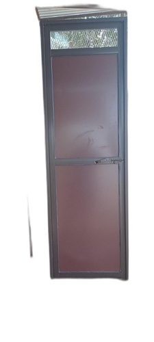 Brown Polished Aluminium Door