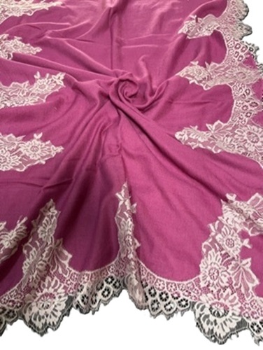 Pashmina Lace Shawls - Design: Border Design