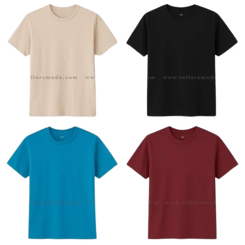 Cotton Plain Men T Shirts