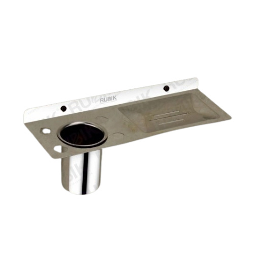 ROT-4104 Stainless Steel Embossed Soap Dish