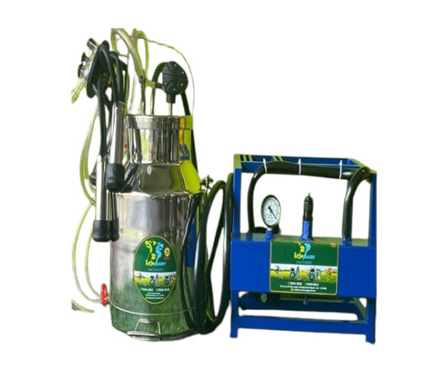 Single Stage Vacuum Pump Milking Machine