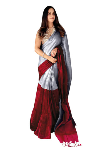 Tissue Silk Cotton Saree - Occasion: Ethnic