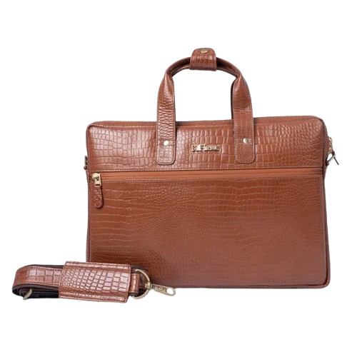 Croco Leather Laptop Bags