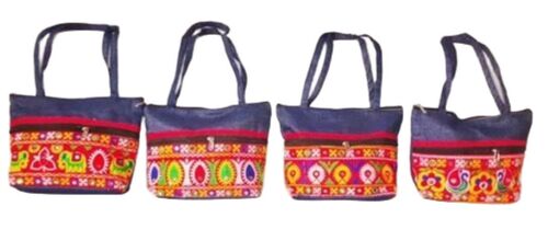 Denim Embroidery Bag - Color: Any