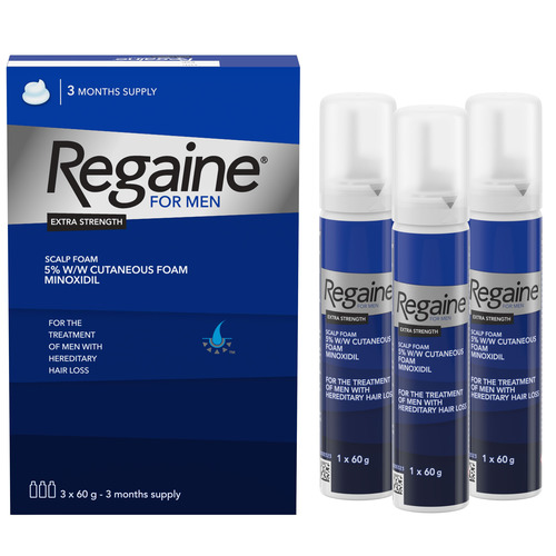 Minoxidil 5% Hair Regrowth Rogaine Foam - Suitable For: All