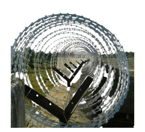 Punched tape concertina coil