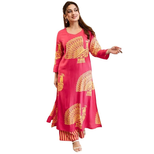 Jaipuri Printed Co Ord Set - Color: Mix