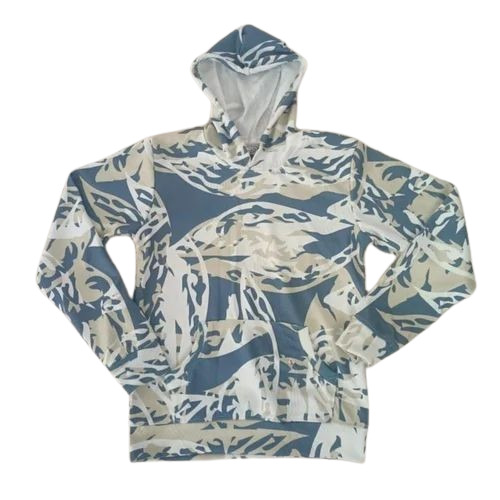 Printed Men Cotton Hoodie