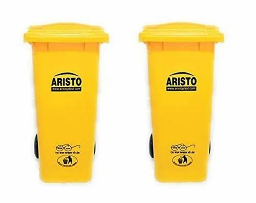 Aristo Plastic Wheel Waste Bin - Automation Grade: Manuel