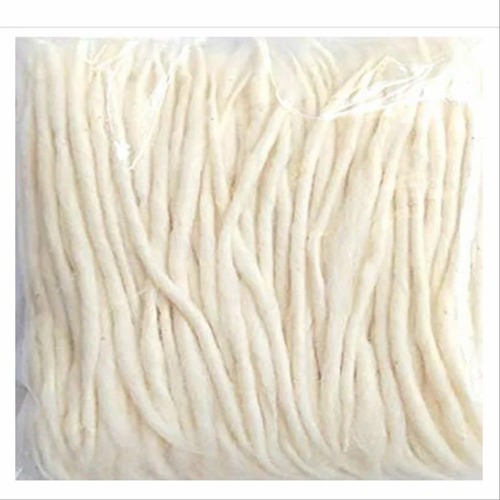 Long White Cotton Wick