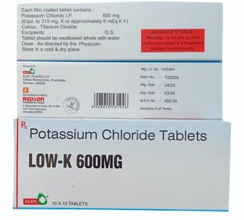 Low-K 600mg Pharmacuetical Tablet