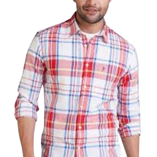 Men Casual Check Pure Cotton Shirt 