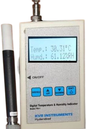 Precision Temperature & Humidity Indicator With Probe - Accuracy: +/-0.2 Deg