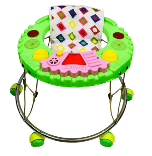 Qrt bend pvc musical baby walker