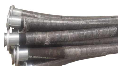 Black Industrial Rubber Hose - Color: Gray
